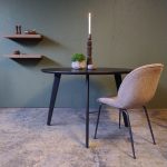 Villa spisebord - sort