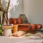 Earthenware side table L cream - Bilde 2