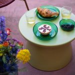 Earthenware side table XL green - Bilde 3