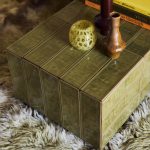 Tiled coffee table sage