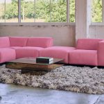 Acrylic coffee table olive