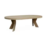 CLEVELAND spisebord Natur grov eikefiner - Bilde 3