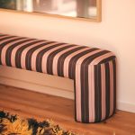 Lobby bench striped